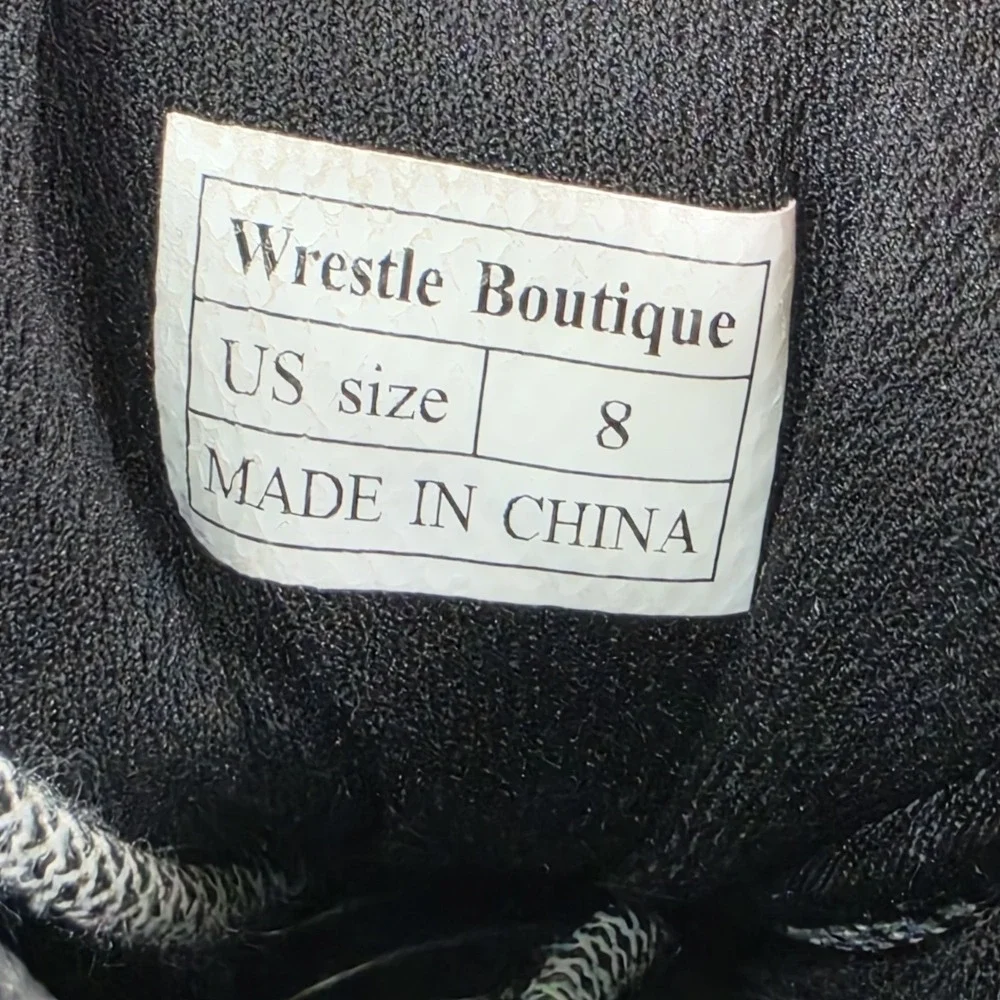 wrestling boutique WB1.5 Wrestling ShoesSz 8‎ RARE Inflicts  Funky Flckr Boyz